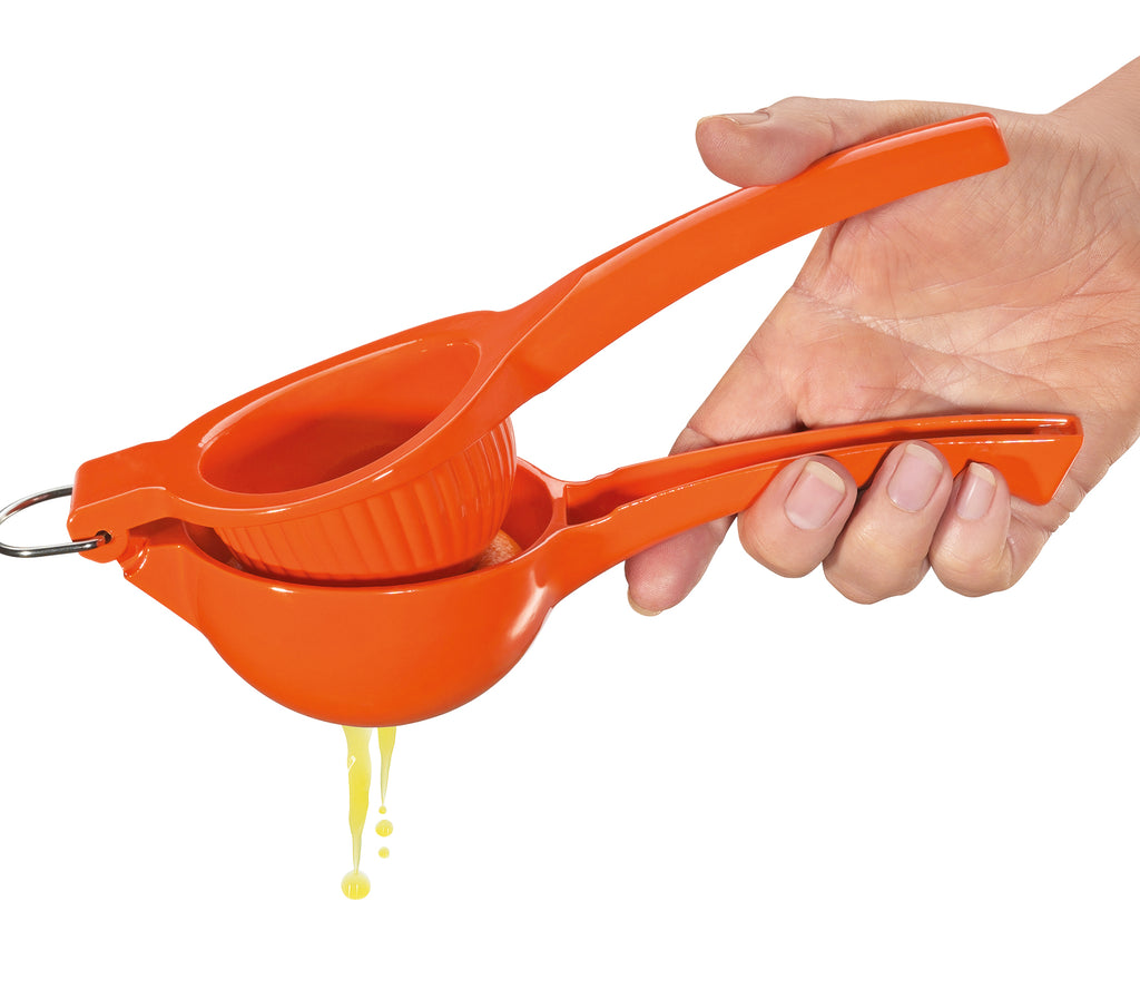 Appelsinpresseren kan sagtens bruges med en hånd.
