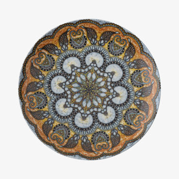 Plate flat 20cm, Mandala B