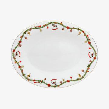 Platter 36cm, Christmas, Nora