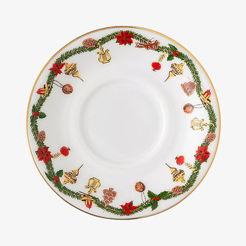 Espresso Saucer, Christmas, Nora