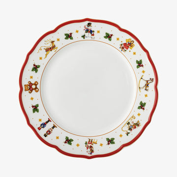 Plate 27cm, H. Wintertime Red, Happy Wintertime