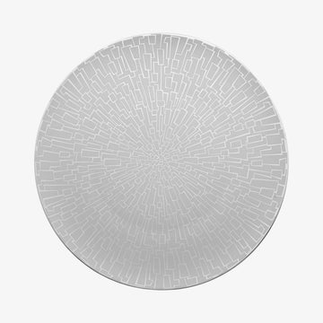 Service Plate 33cm, Skin Platin, TAC Gropius