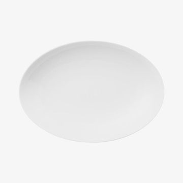Platter oval deep 27, Weiss, Loft