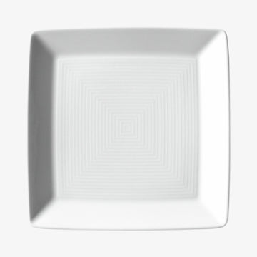 Dish 13cm sq. flat, Weiss, Loft