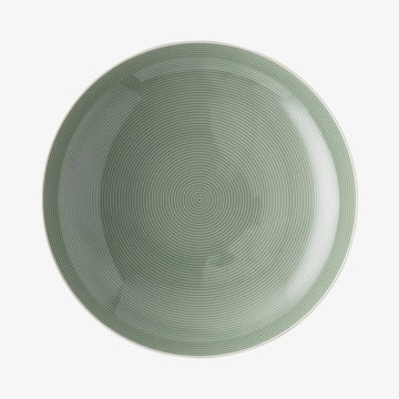 Plate 24cm deep, Colour - Moss Green, Loft