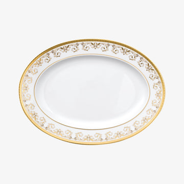 Platter 34cm, Medusa Gala Gold, Versace