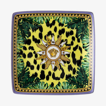 Bowl 12cm sq. flat, Jungle Animalier, Versace