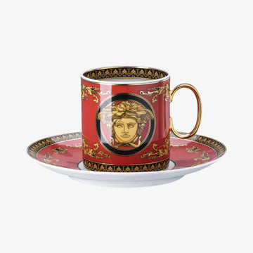 Cup/Saucer 4 tall, Medusa, Versace