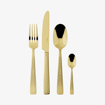 Bestiksæt 24 stk S.H. Cortina Pvd Gold