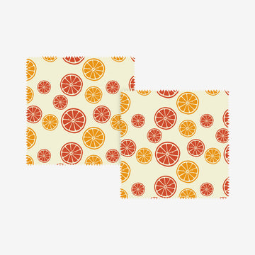 Bivoksindpakning med citrus sæt 2 stk