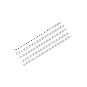 VETRO Sugerør med rensebørste lige 4 stk