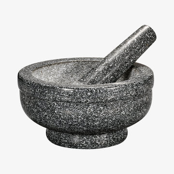 Morter granit m/støder GIANT Ø21cm