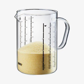 METI Målebæger i glas 1L