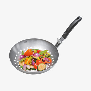 BBQ Wok med aftageligt greb