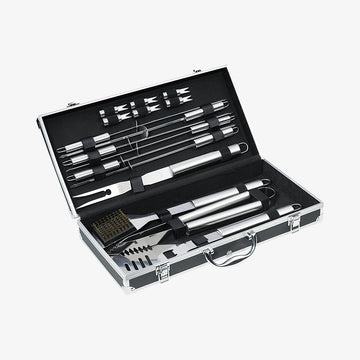 kuffert med grill bestik