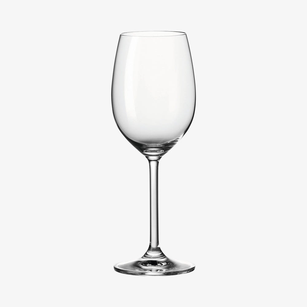Hvidvinsglas fra Daily serien fra Leonardo er lavet i stabilt og ekstrem slagfast glas.