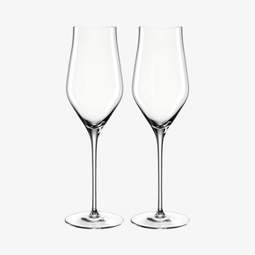 Champagne glas fra Leonardo. Sæt med to glas.