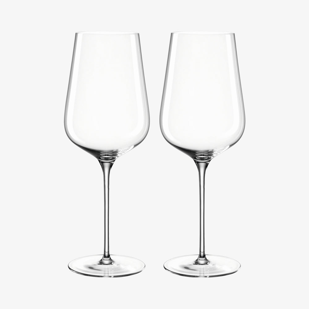 Store hvidvinsglas på 580 ml fra Brunelli serien fra Leonardo.