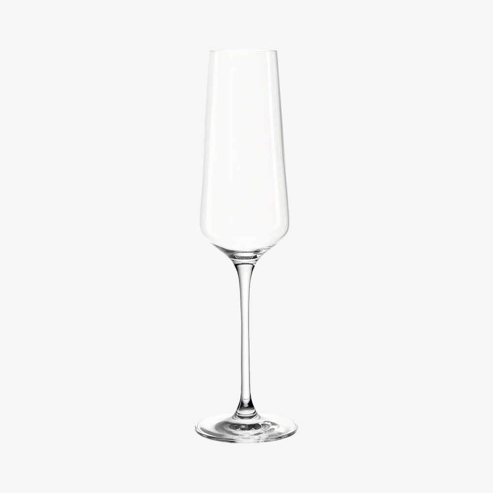 Smukt formet champagneglas fra Puccini serien fra Leonardo.
