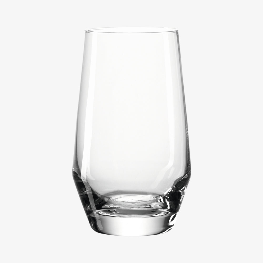 Vandglassene fra Puccini serien fra Leonardo er designet ligesom vinglassene med en bred overflade.