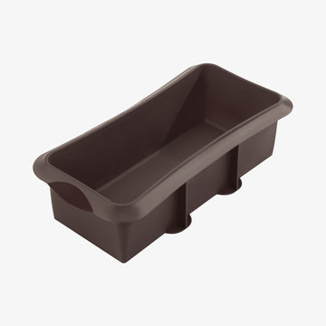 Aflang forstærket bageform brun