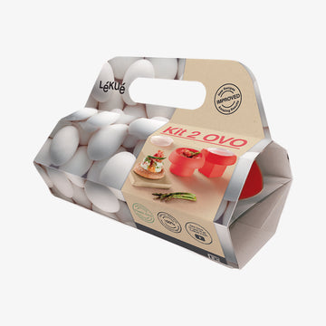 Ovo silikoneæg sæt med 2 rød