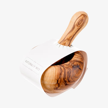 Morter og stødersæt i oliventræ lille