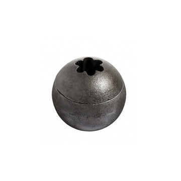 Kuglelysestage i støbejern grå