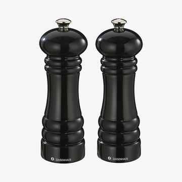 BERLIN salt og peberkværn sæt 18 cm sort